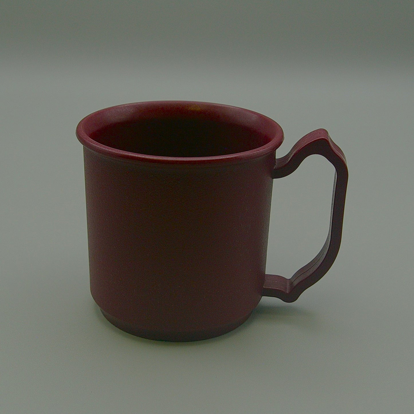 CUBU-HT3 - High Temp Reusable Plastic 8oz Hi-Profile Burgundy Mug, 72/cs