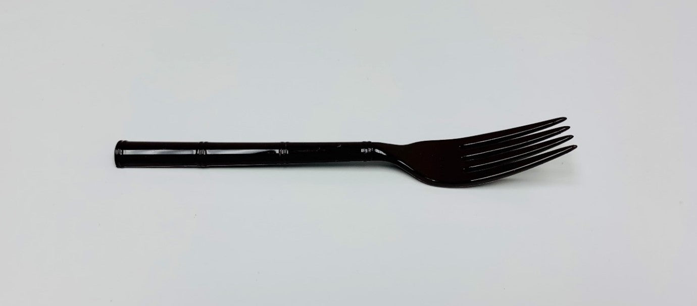 NY-191 - High Temp Reusable Nylon Plastic Brown Fork