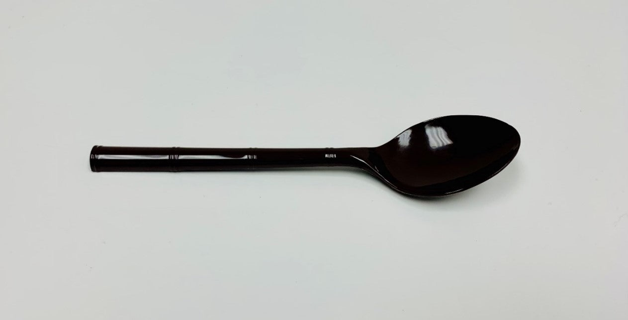 NY-192 - High Temp Reusable Nylon Plastic Brown Teaspoon