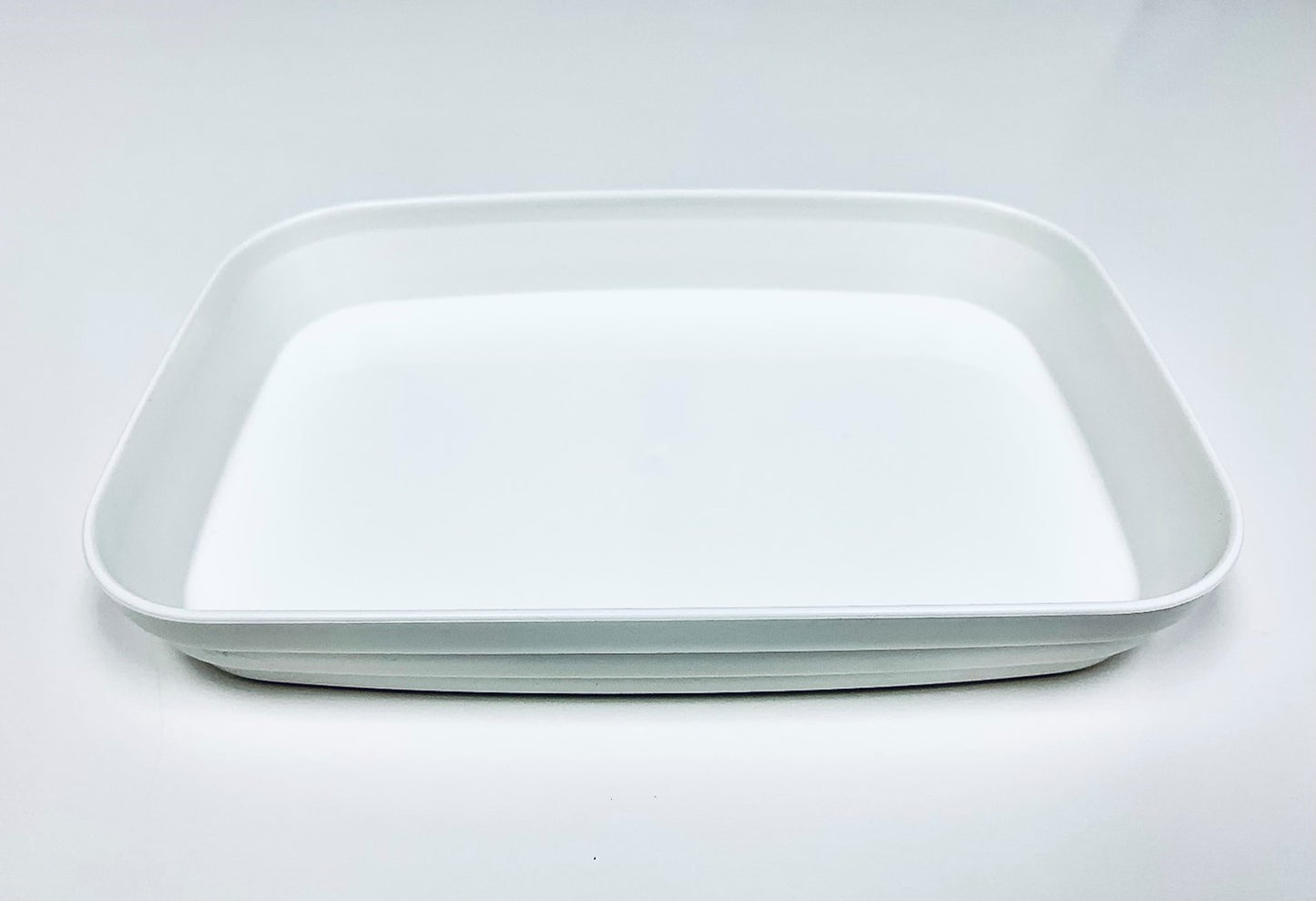 RPP-75/55-W - High Temp Reusable Plastic Rectangular Retherma Bread Plate