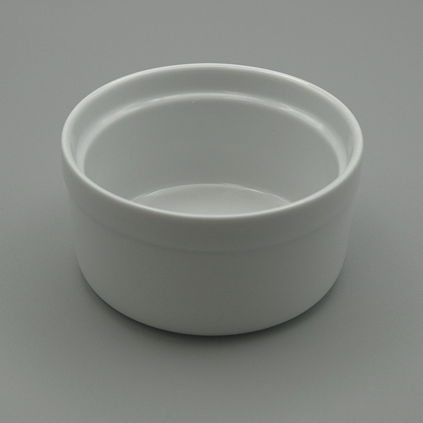 RSBCW-08 - Porcelain 8oz Flat Bottom White Retherma Soup Bowl