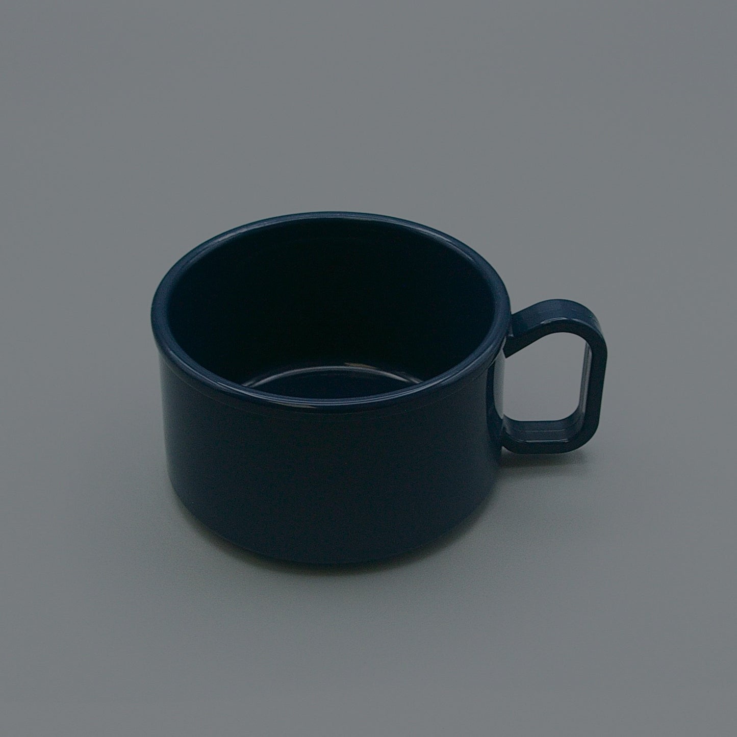 RSM-010-HT-DB - High Temp Reusable Plastic 10oz Dark Blue Retherma Soup Bowl with Handle