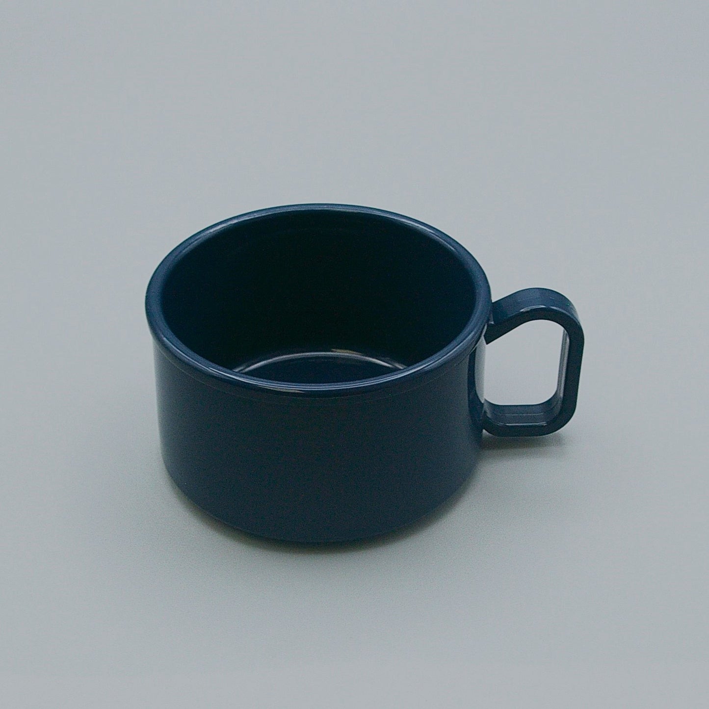 RPM8-HT-DB - High Temp Reusable Plastic 8oz Low Profile Dark Blue Retherma Mug, 48/cs