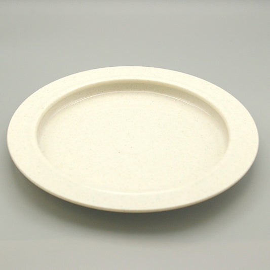 16T118 - High Temp Reusable Plastic 9" Sandstone Innerlip Plate