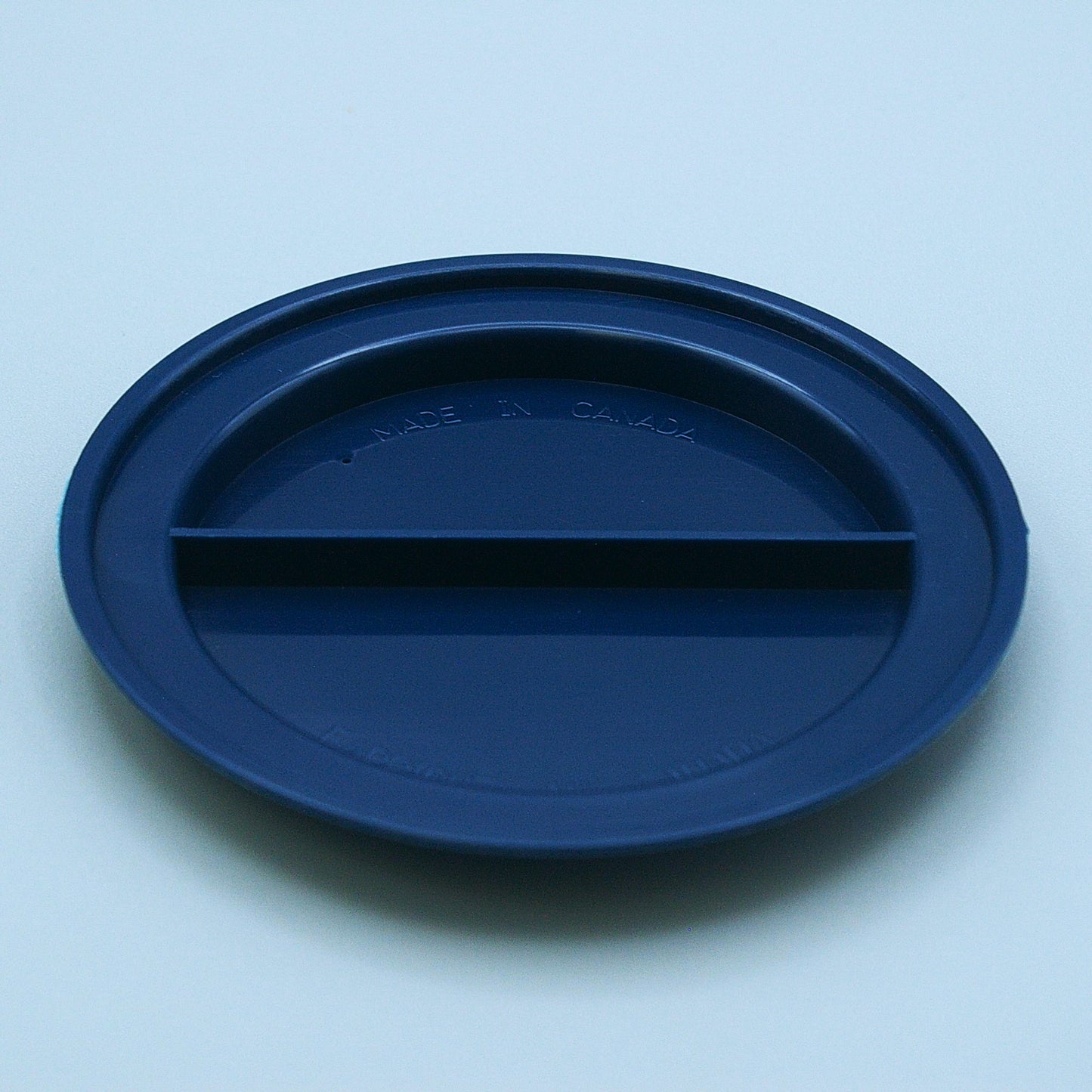 RBL-TDH-23-DB - High Temp Reusable Plastic Dark Blue Retherma Soup Bowl Lid