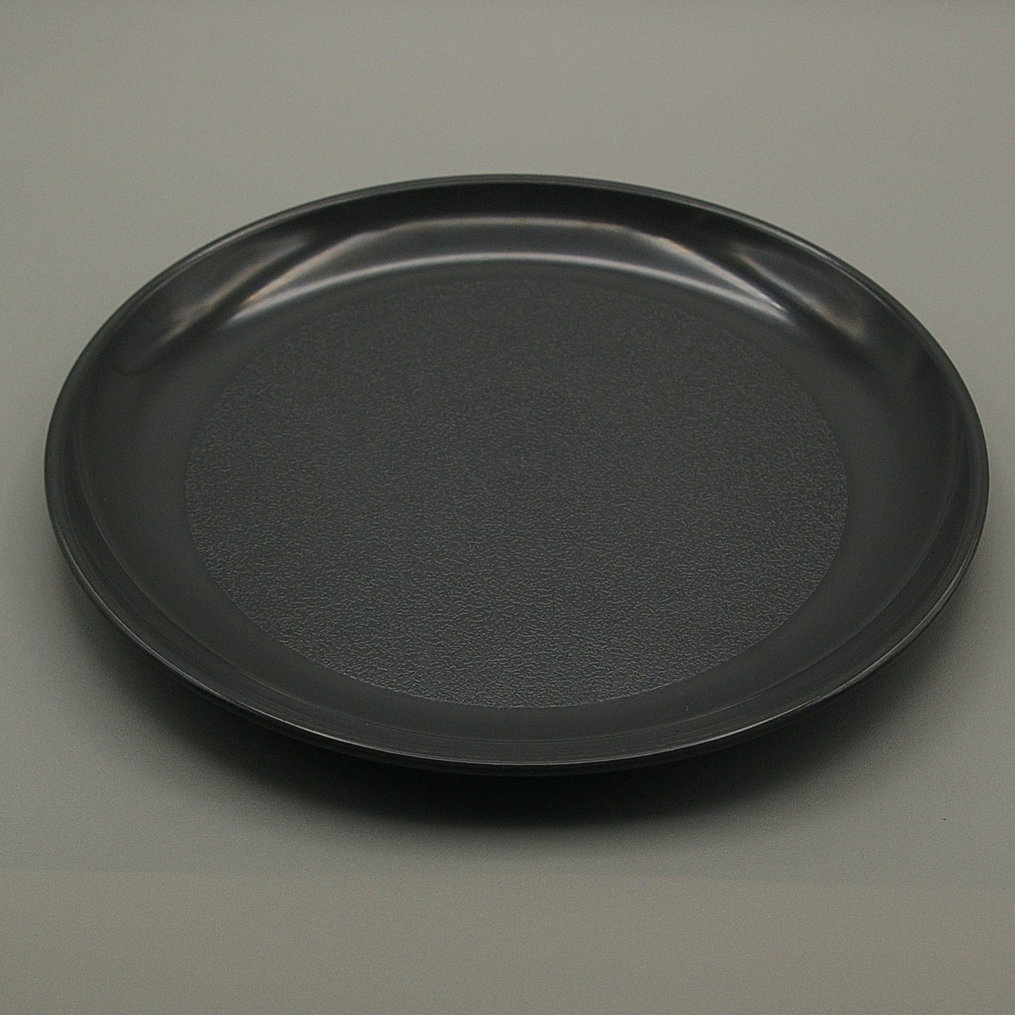 DS-9PL - High Heat Reusable Plastic 9'' Blue/Gray Plate