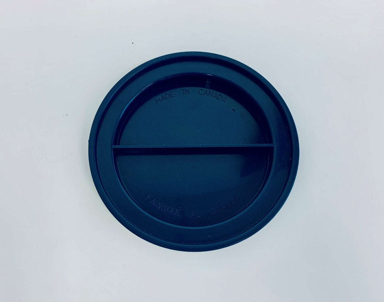 RBL-TDH-23-DB - High Temp Reusable Plastic Dark Blue Retherma Soup Bowl Lid