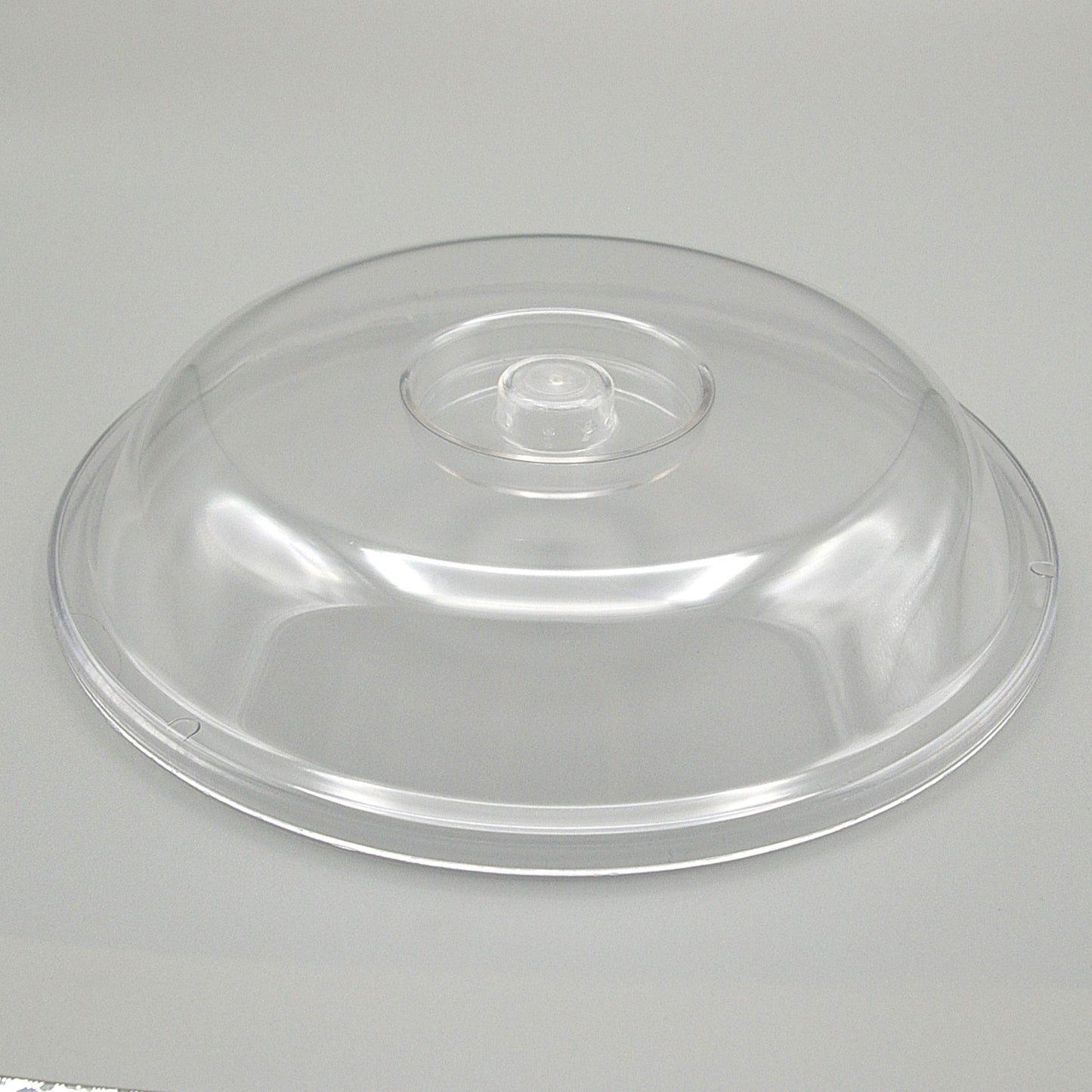 RDC-775-CL - High Temp Reusable Plastic 7.75"Round Clear Retherma Plate Dome Cover