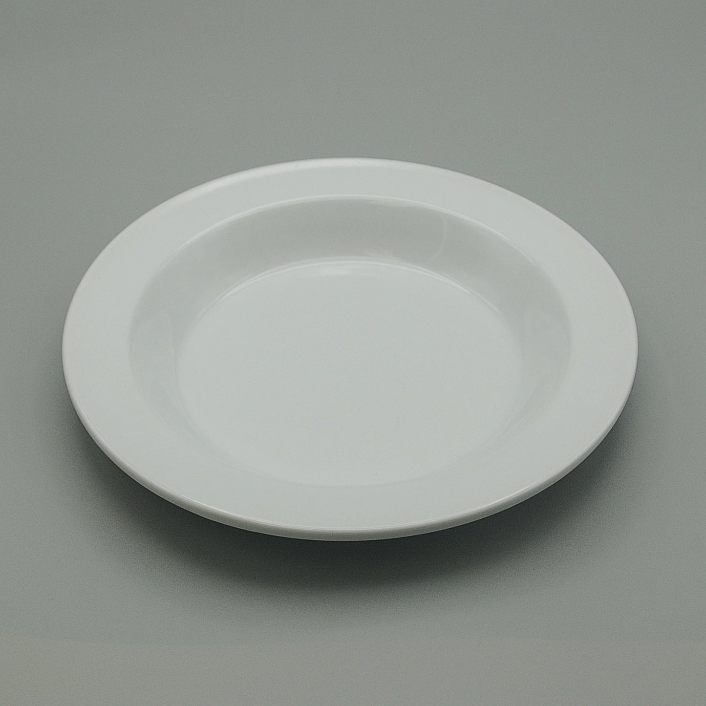 RPBCW-775 - Porcelain 7.75'' Flat Bottom White Retherma Pasta Bowl/Plate