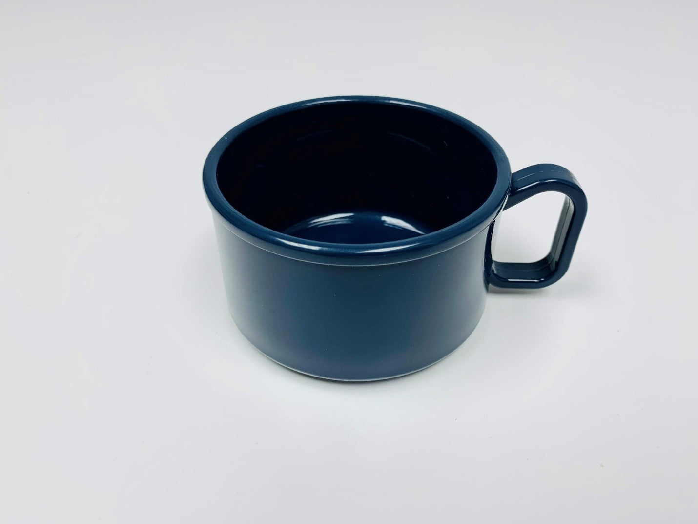 RPM8-HT-DB - High Temp Reusable Plastic 8oz Low Profile Dark Blue Retherma Mug, 48/cs