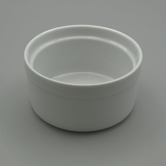RSBCW-08 - Porcelain 8oz Flat Bottom White Retherma Soup Bowl